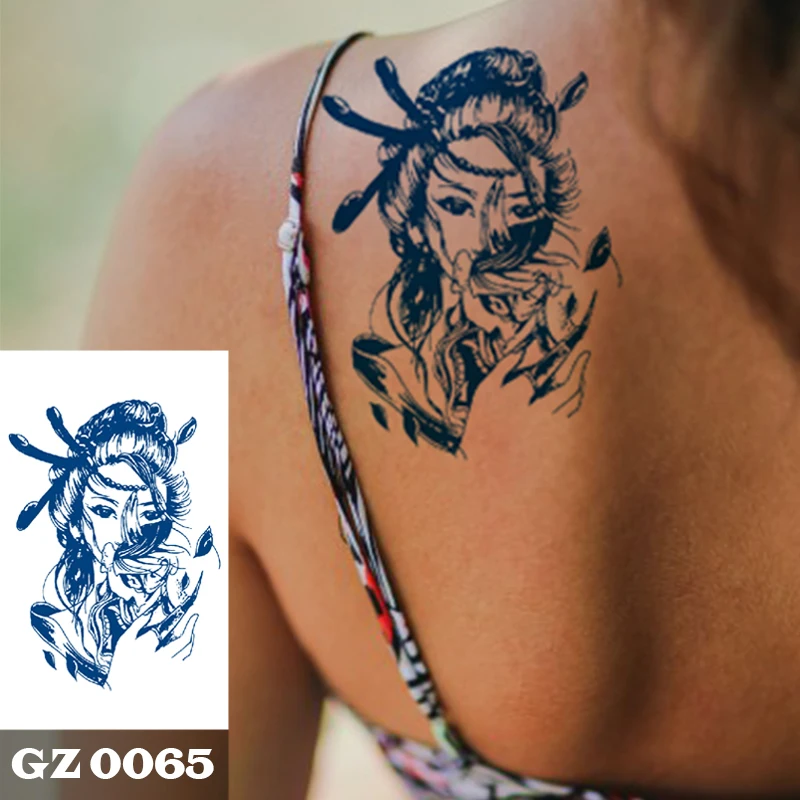 Tattoos Body Art， Semi Permanent  Waterproof Temporary Tattoo Sticker  Arm For Men Women