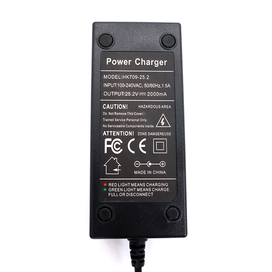 Liitokala 25.2V 2A 6Series แบตเตอรี่ลิเธียมแบตเตอรี่ชาร์จ18650แบตเตอรี่ชาร์จ25.2V Constant Current Charger 2A DC 5.5*2.1มม.