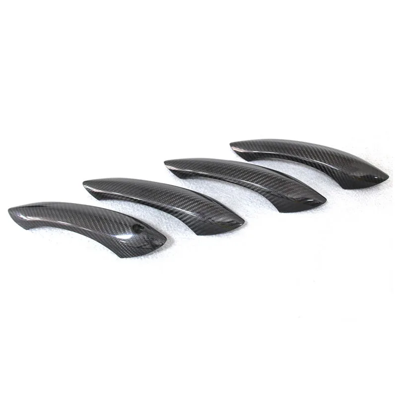 

Real Carbon Fiber Door Handle Cover Trim Fit For BMW F10 F18 F07 F12 5 Series 2011-2013 528i 535i 550i