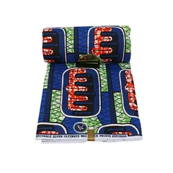 Tissu en cire polyester à motifs monotones et uniques, imprimés africains, pour robe de mariée, nouvelle collection 2019