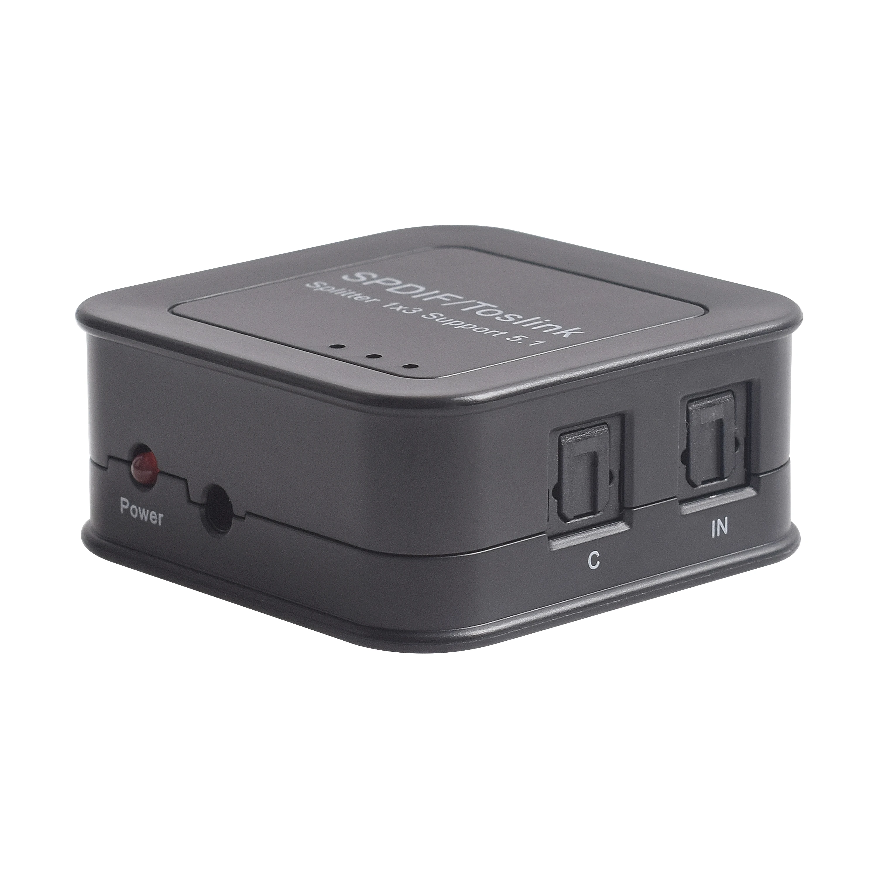 Оптический цифровой аудио-разветвитель Asenwell 5,1 1x3 Toslink, коаксиальный разветвитель, преобразователь 1 в 3, поддержка 5,1 DTS LPCM