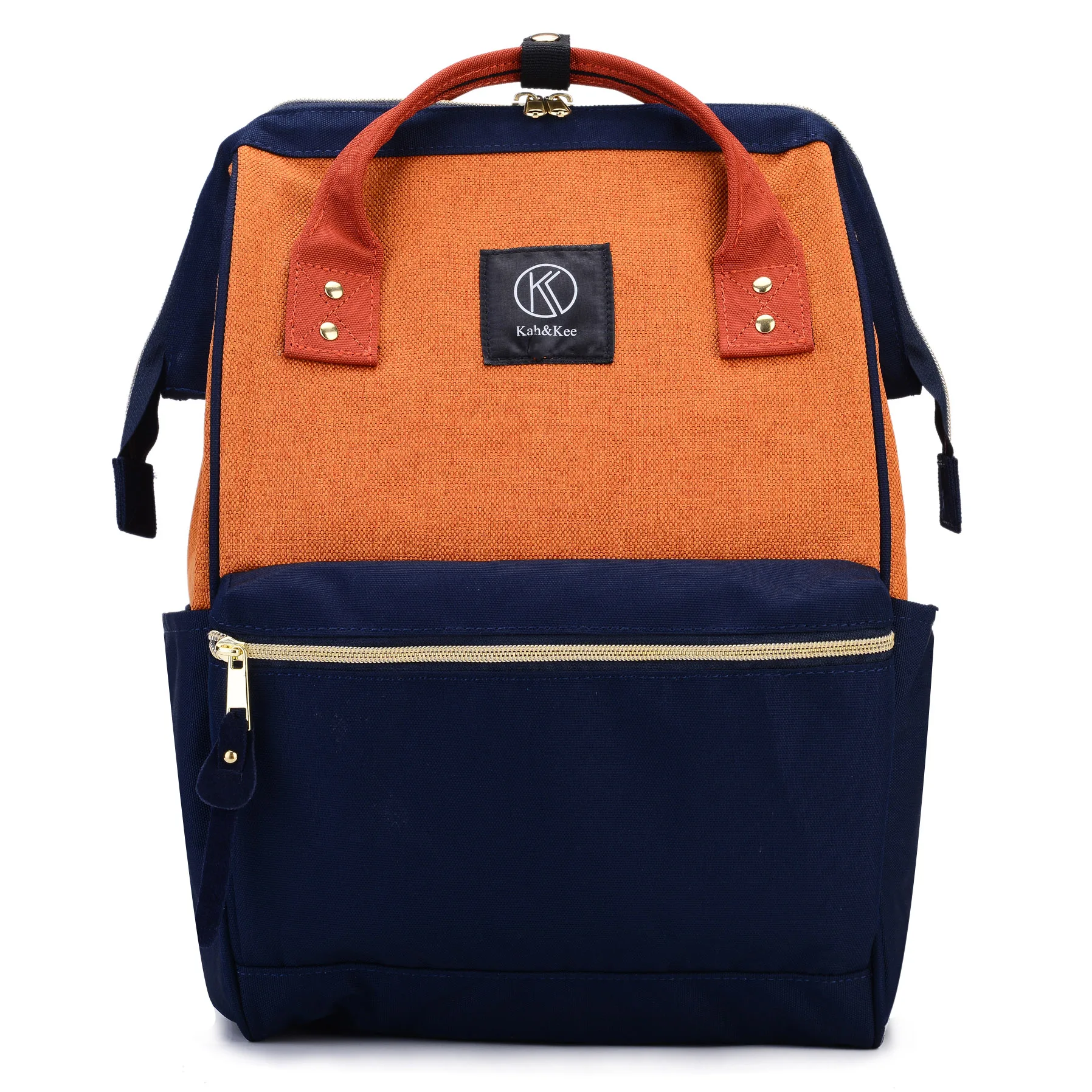 Kah&Kee Polyester Laptop Backpack Teacher Bag Stylish School Travel Functional Anti-theft Perfect Commuting for Women Man