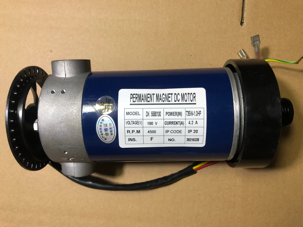 

Treadmill dc motor DK5580100 1.0HP 180V 4.2A 4500RPM