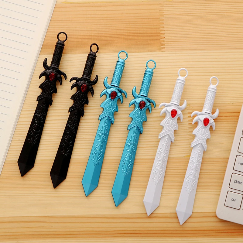 1 Pcs Lytwtw's Stationery Office Creative Big Cool Swordn School Supply Gift Weapon Lovely Gel Pen Funny