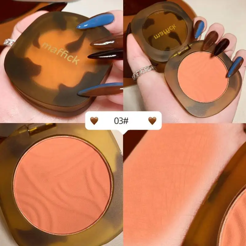 

Single Color Matte Blush Pallete Contour Pink Orange Portable Natural Face Pigment Cheek Blusher Makeup Shadow Gift TSLM1