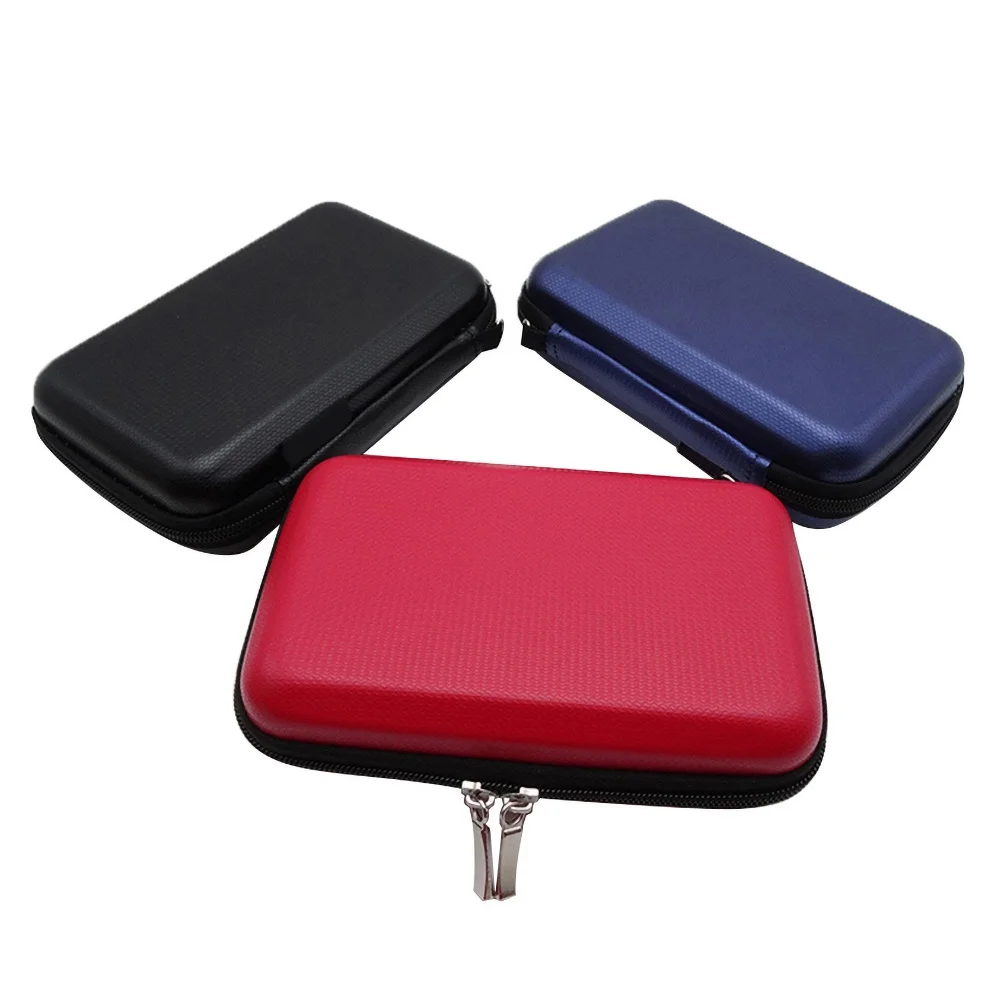 Portable 2.5Inch Hard Disk Drive Protective Case Power Bank USB Cable Charger Storage Bag Zipper Pouch USB Cable Organizer