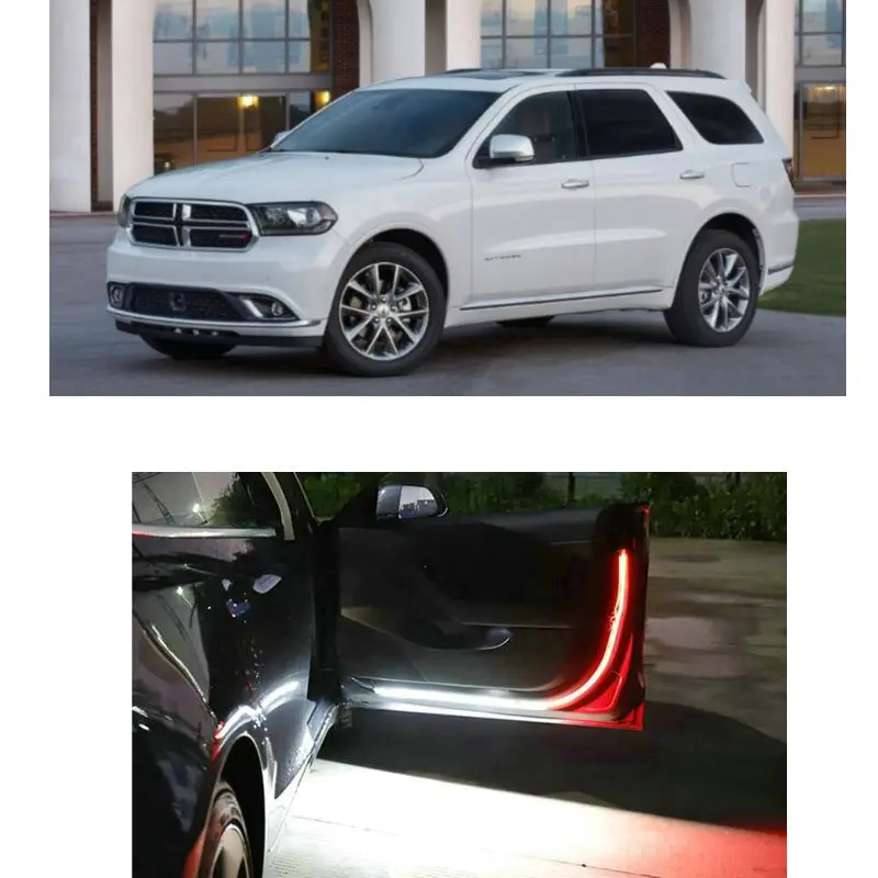 

Led Car Openning Door Warning Light For Dodge Durango Dart Charger Journey Challenger Grand Caravan Viper avenger caliber colt