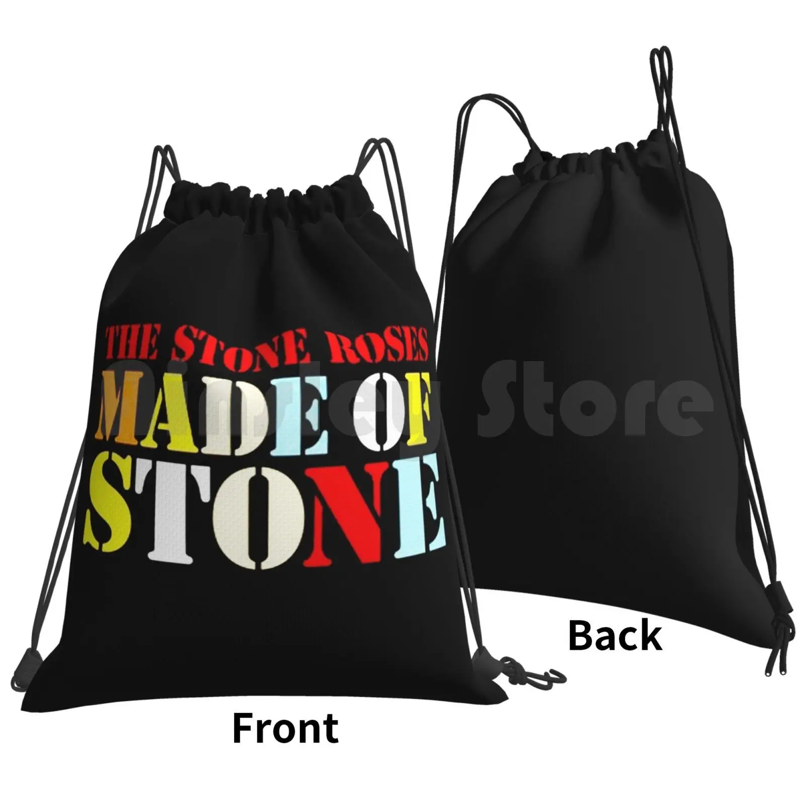 The Stone Roses-Made Of Stone Backpack Drawstring Bag Riding Climbing Gym Bag The Stone Roses Hindutimes British Band Rkid