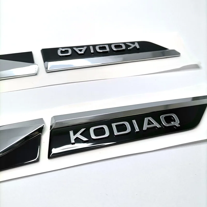 Oem Customer Sticker Car Logo KODIAQ Side Wing Fender Badge Emblem For Skoda KODIAQ