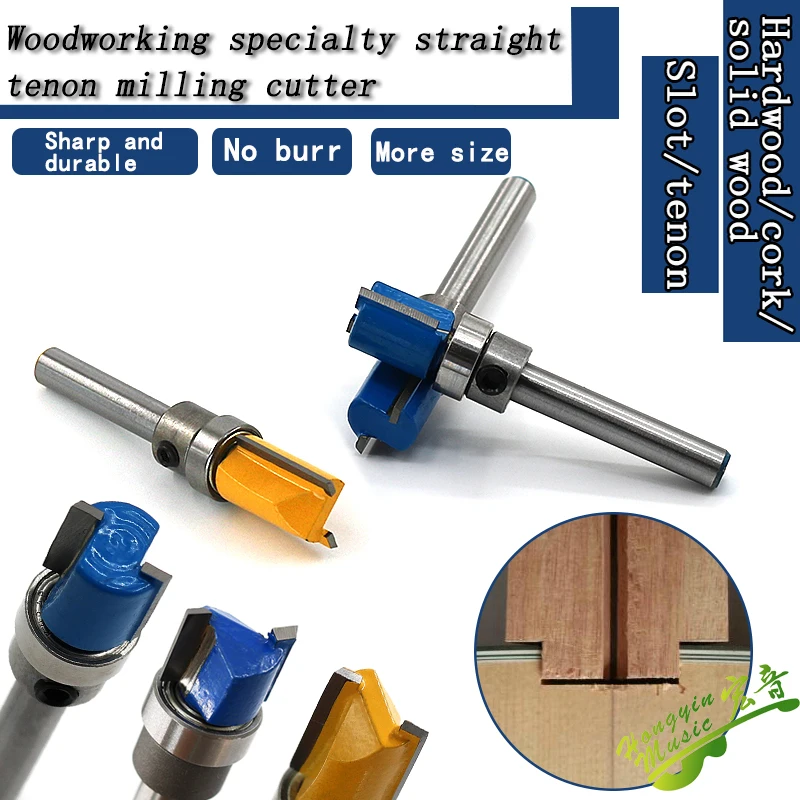 Special tool for opening tenon of guitar sound barrel guitar making accessories tool woodworking trimming machine with bearing s