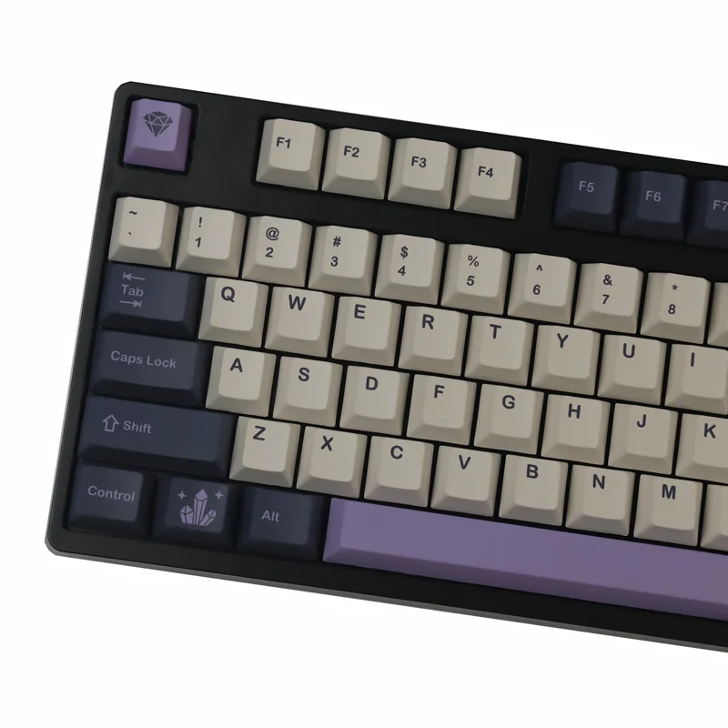 140 Keys GMK Amethyst Keycaps PBT Dye Sublimation Mechanical Keyboard Keycap Cherry Profile For MX Switch With 1.25U 2U Shift