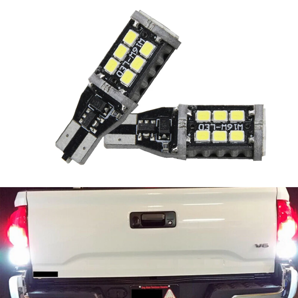 

2pcs Xenon White LED Bulbs Fit for Toyota Tacoma 2001 2002 2003 2004 2005 2006 2007 2008 2009 2010 2011 2012-2019 Backup Lights