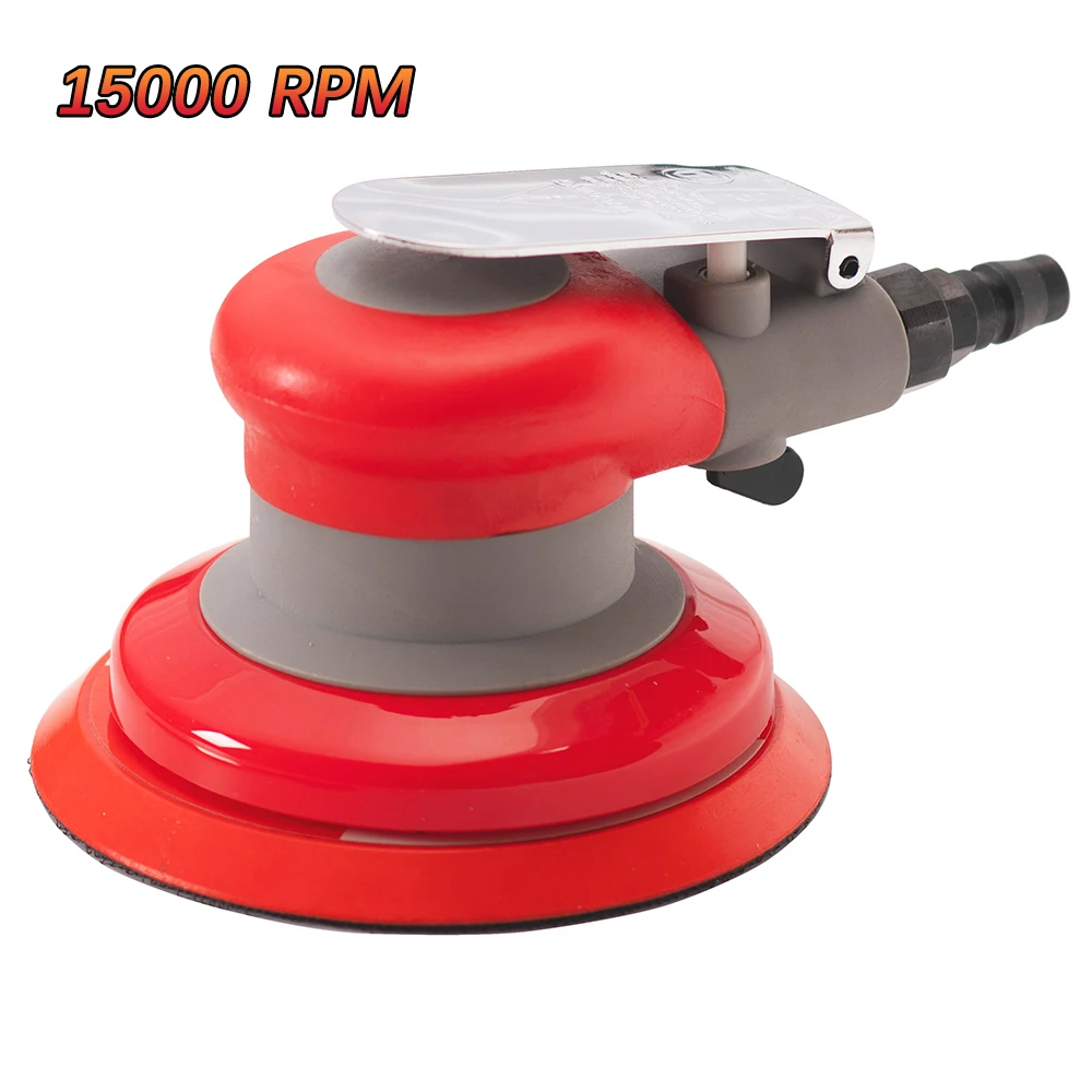 

15000RPM Pneumatic Orbital Sander 5 Inch Random Orbital Polisher Mud Disc Car Paint Care Pneumatic Grinding Machine