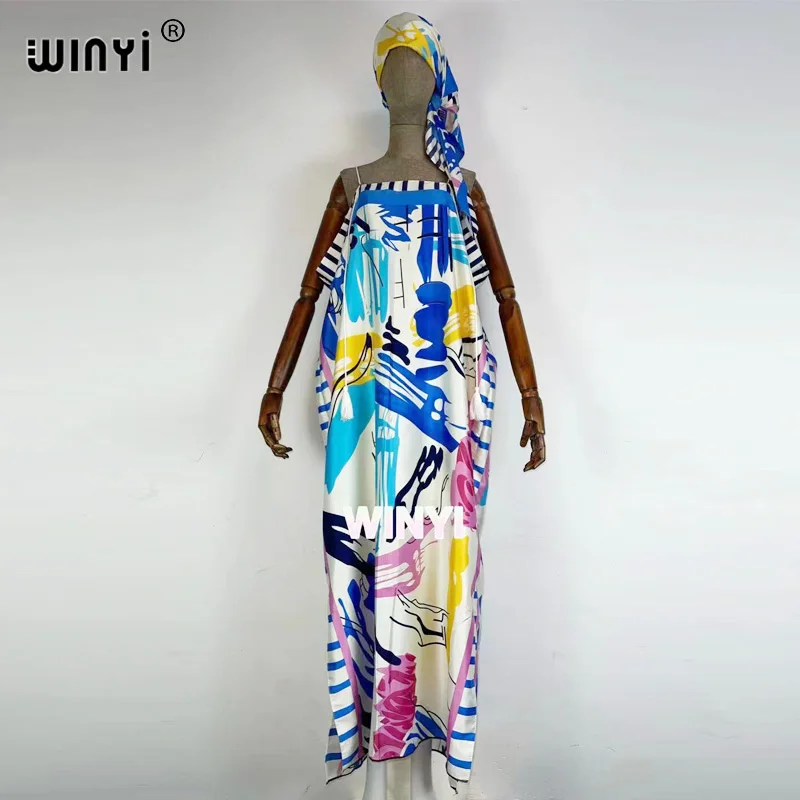 2021 Bohemian print suspender star women's beach travel street size one size fits all suspender skirt with scarf