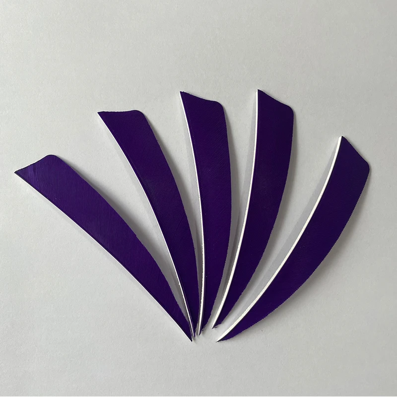 50 Pcs 4 Zoll Carbon Pfeil Federn Befiederung RW Schild Cut Türkei Federn Fletches Bogenschießen Bogen Jagd Zubehör