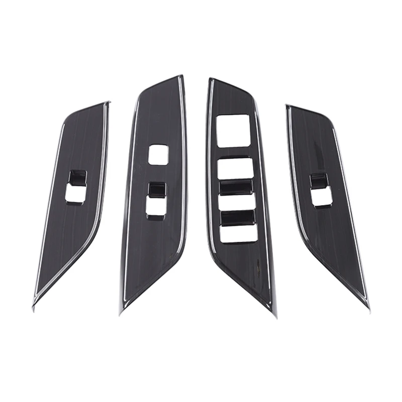 TAJIAN Black Wood Grain ABS Interior Mouldings Storage Box Decoration Cover Gear Panel Trim Frame For Lexus ES 200 260 300H18-23