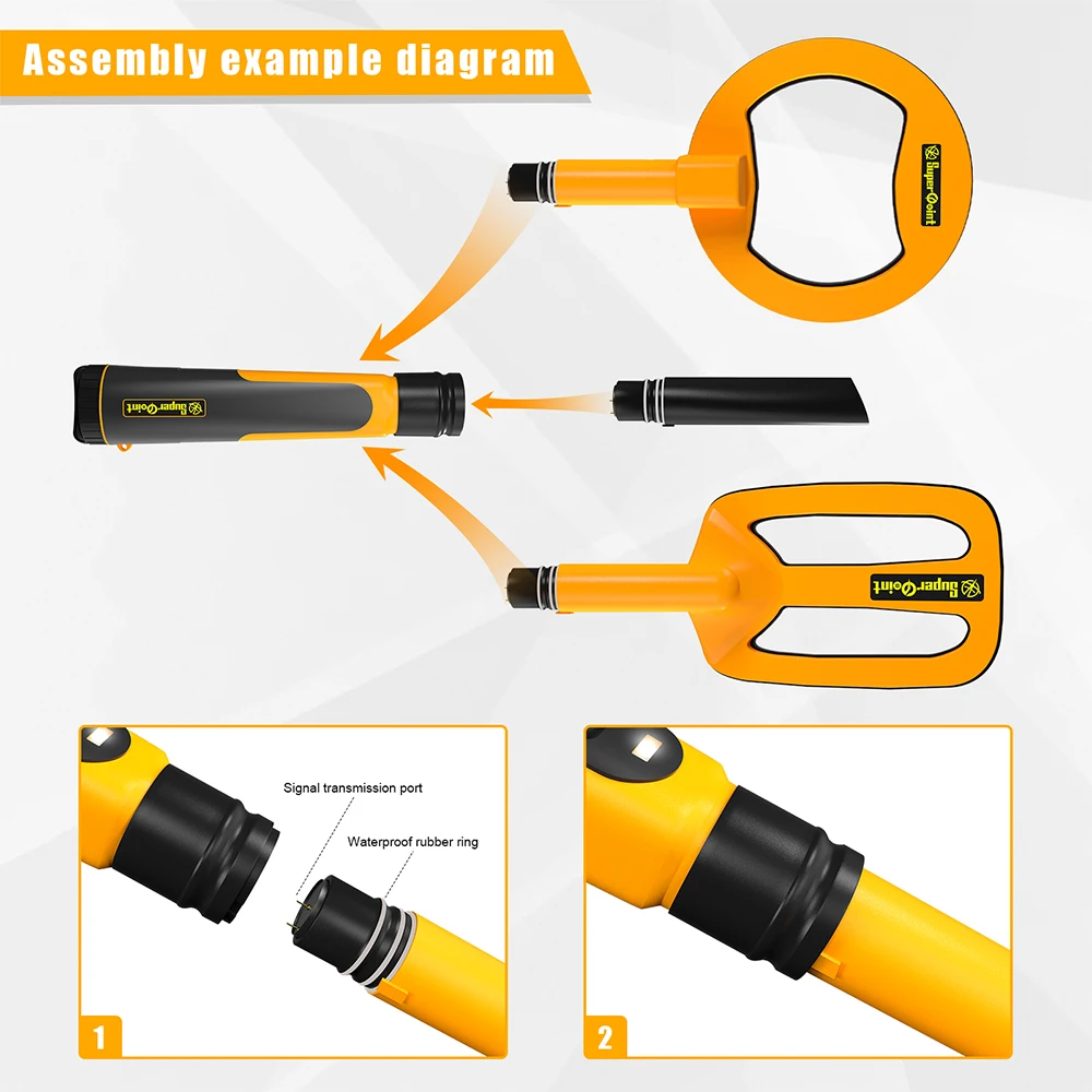 SPYONWAY Professional Pulse Dive Underwater Detector Metal Search 3 System In 1 Treasure Seeker Machine 60m Targeting Pinpointer