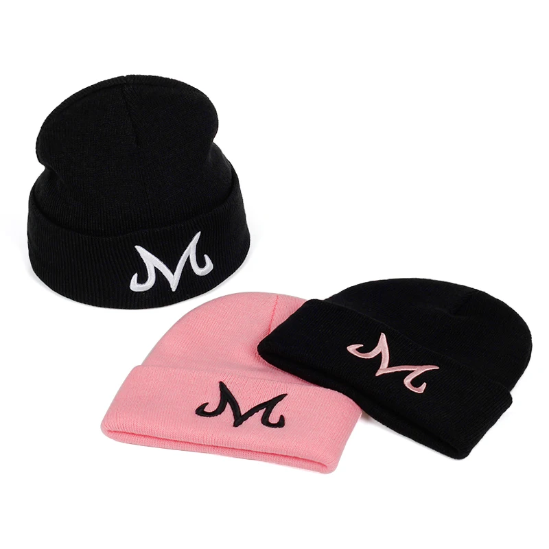 2019 new fashion M embroidery wool hat fashion hip hop outdoor warm hats autumn and winter windproof cap gorros