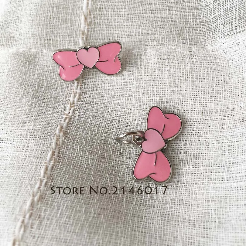 Hot Sale Popular Bowknot Lapel Pin Fashion Ladies Enamel Butterfly Bow Knot for Women Girl Collar Brooch Badge