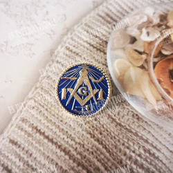 Masonic Lapel Pins Freemasonry Badge Mason Freemason skull BLM19 size 2.6cm zinc alloy Exquisite men's business accessories