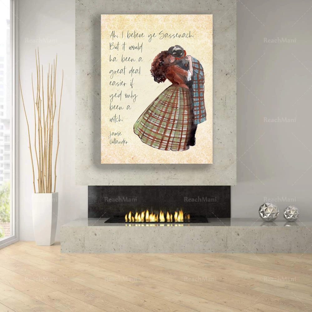 اقتباس جيمي فريزر: آه، أعتقد أنك ساسيناش. ولكن سيكون الأمر أمرًا رائعًا أسهل في حالة أن تكون ساحرة فقط. أوتلاندر #1