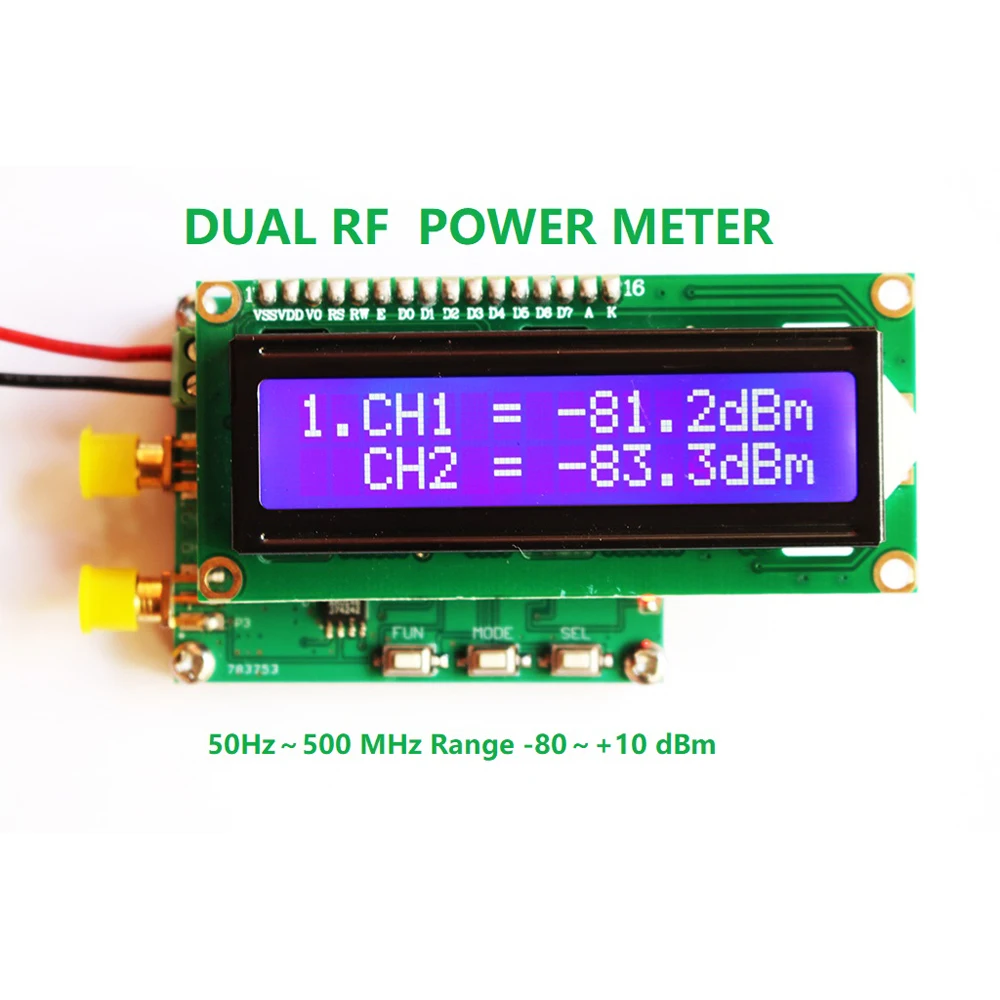 HP355 50Hz To 500MHz Dual-Channel Rf Power Meter Meter Calibration