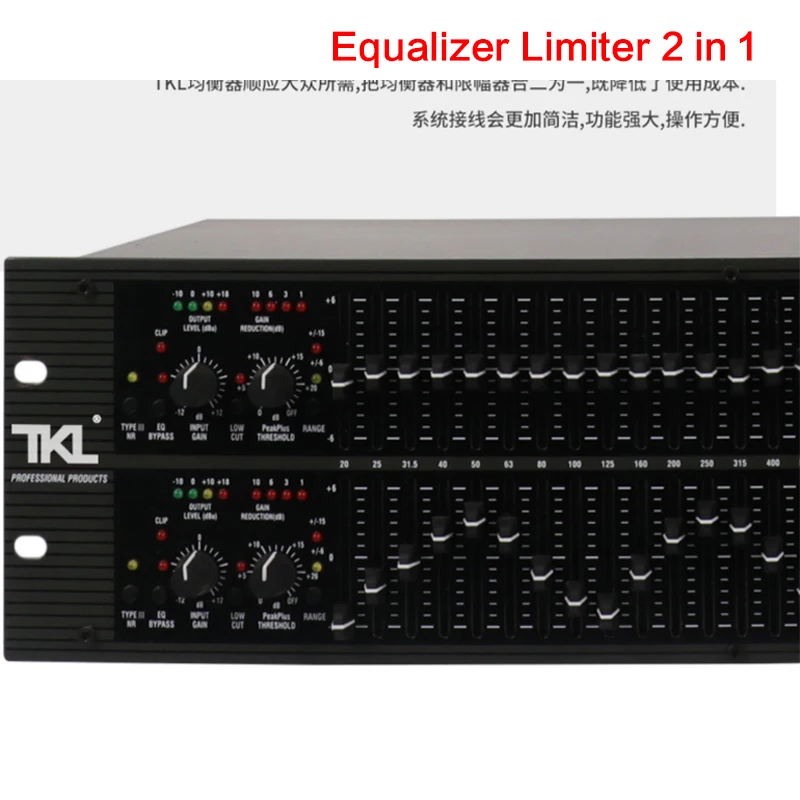 Doppio equalizzatore a 31 bande equalizzatore digitale equalizzatore Audio sistema Audio HiFi professionale illuminazione scenica e attrezzatura Karaoke