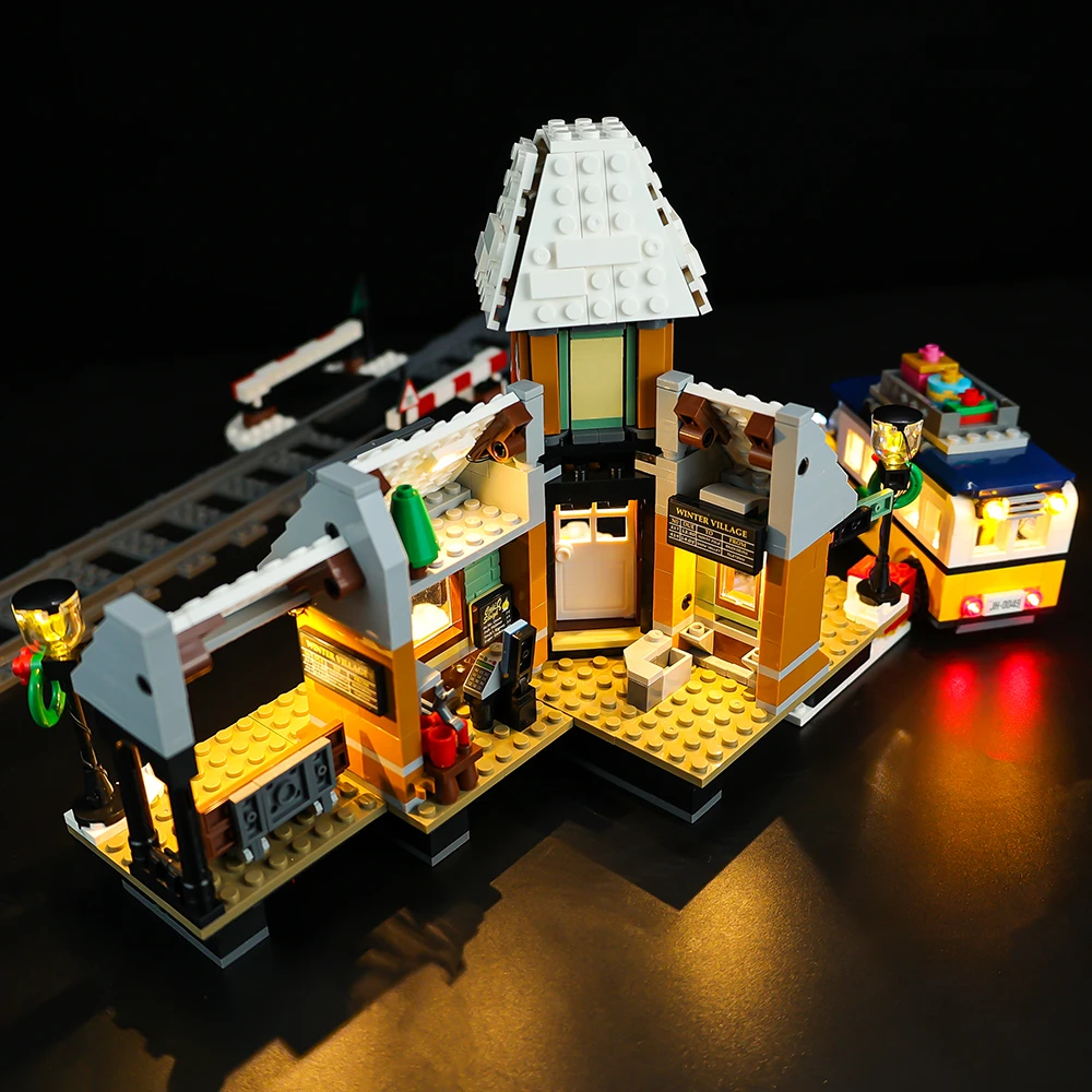 Led Light Kit For Creator Expert 10259 Winter Village Station Christmas Gift (Not Included Building Blocks)