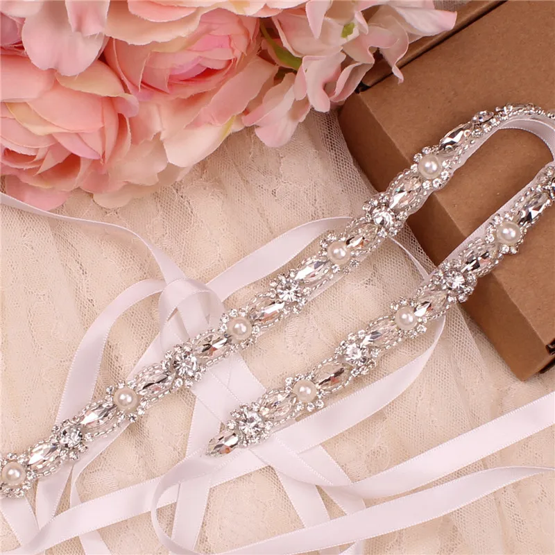 YJWSXF - Ladies' dinner belt, crystal belt, wedding dress accessories, rhinestone bride belt, wedding supplies