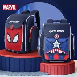 2022 Disney New School Bags For Boy Primary Student Shoulder Orthopedic Backpack Large Capacity Grade 1-5 Spider Man Mochilar