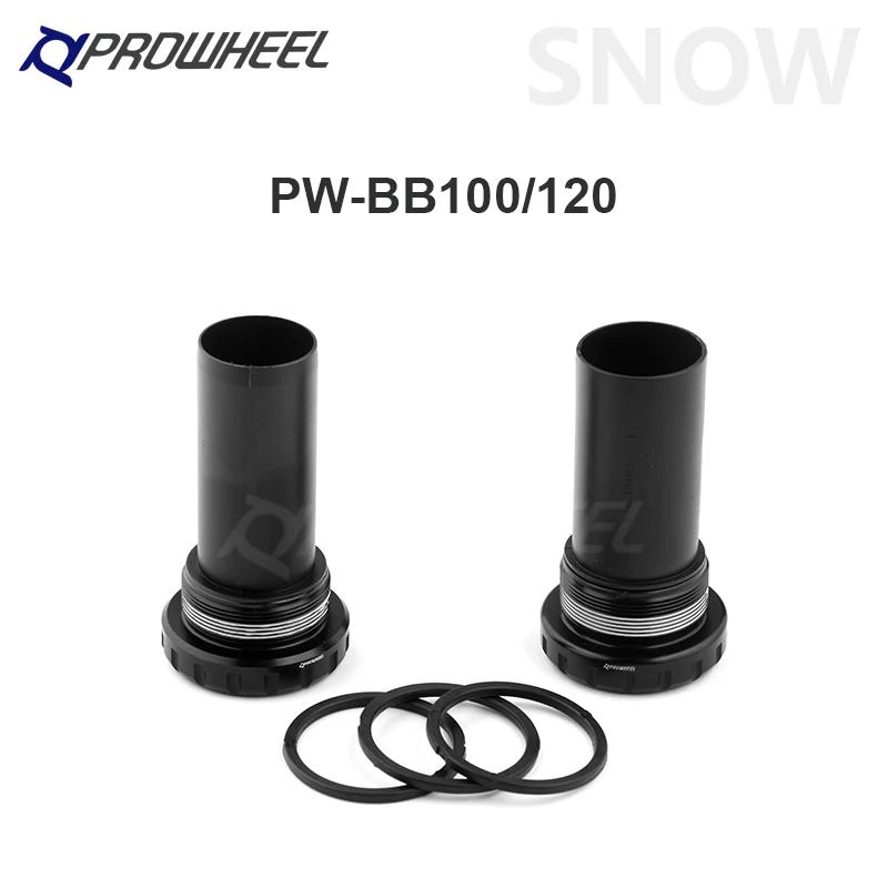 PROWHEEL Snow Bike Crankset Snow Bike Fatbike Crankset 176/192 mm Bottom Bracket Compatible for SRAM