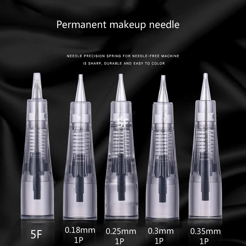 Disposable Tattoo Cartridge Needles Sterilized Permanent Makeup Needle Eyeliner Eyebrow Lip Machine Pen