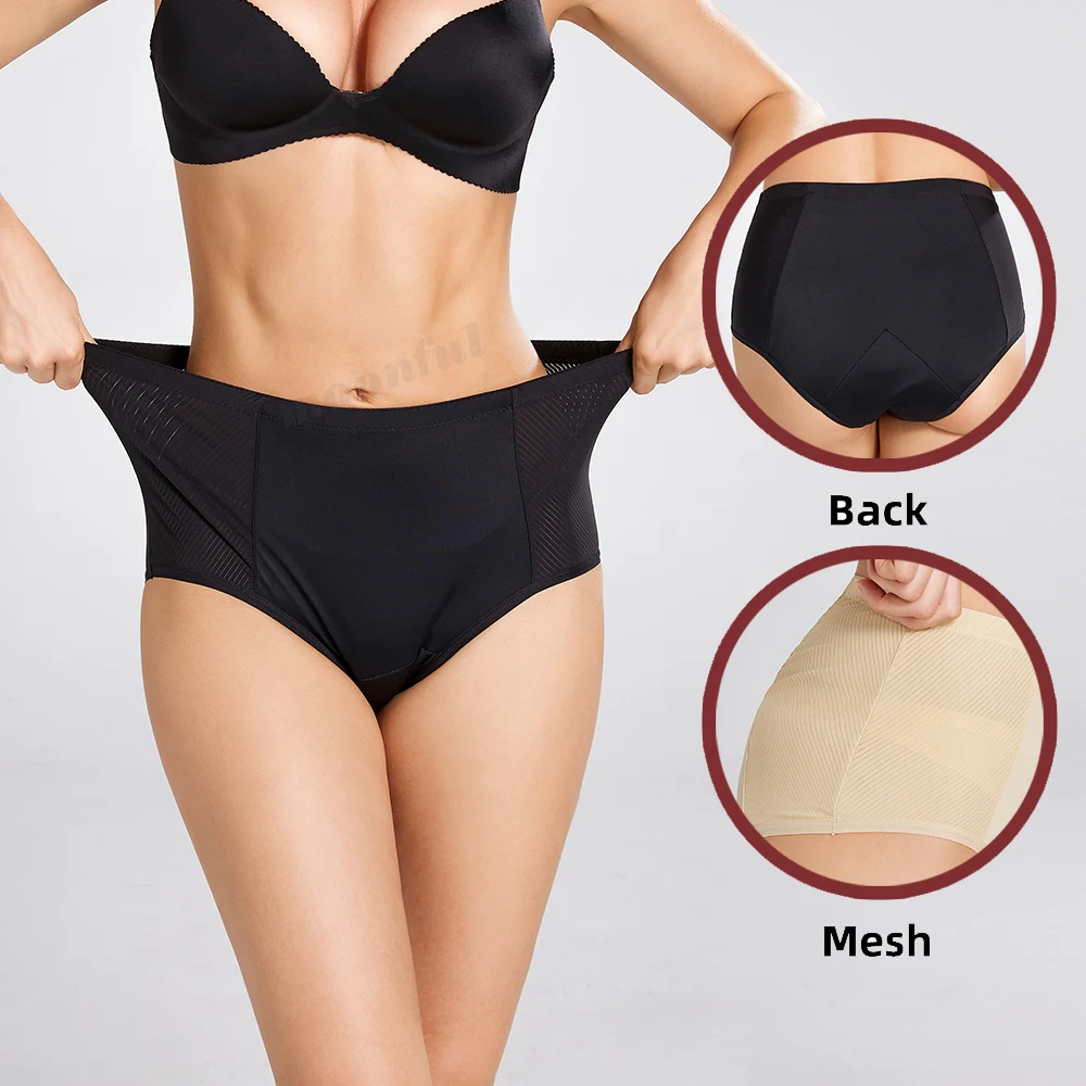 Menstrual Period Panties for Women High Waist Mesh Hipster Menstrual Underwear Breathable Maternity Leakproof Panty