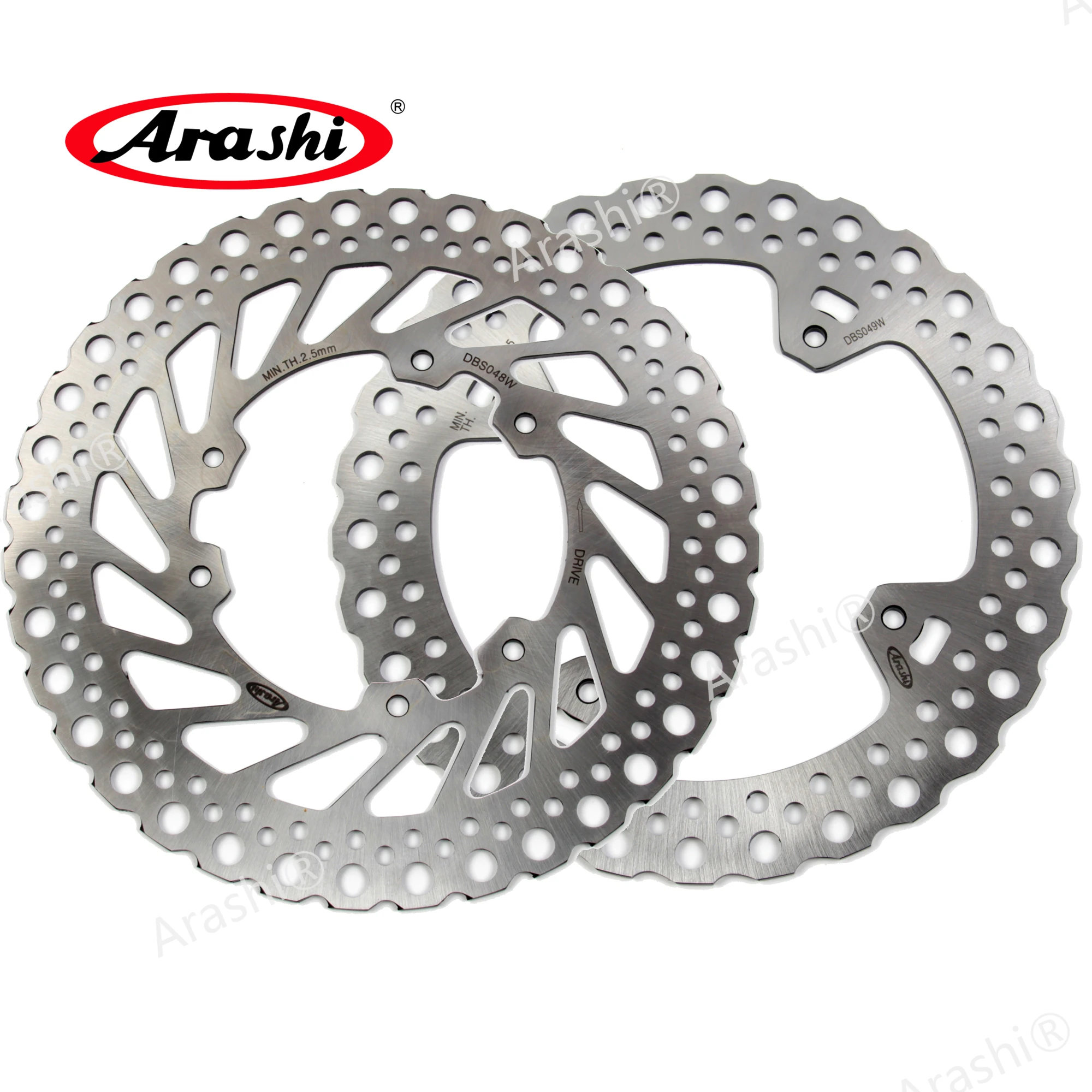 

Arashi 1 Set CNC Front Rear Brake Disc Rotor For HONDA CR125R CR R 125 2002 2003 2004 2005 2006 2007 2008 CR E 125 2002-2008