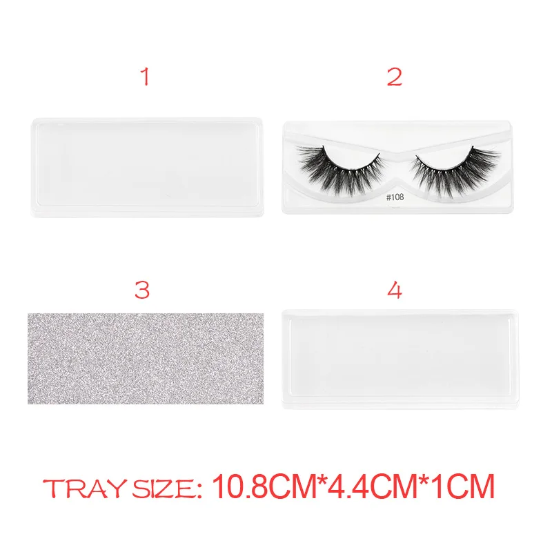 SHIDISHANGPIN Fluffy Mink Eyelashes False 10/100/200PCS Wholesale Items Lashes Bulk Soft Fake Eye lashes Package Natural Eyelash