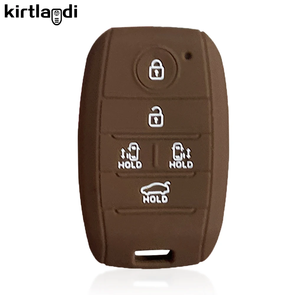 Kirtlandi Key Cover Case for KIA Sedona 2020 Sorento Grand Carnival 2015 2016 2017 2018 2019 5 Button MPV Car Key Holder Shell