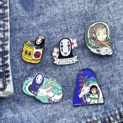 Creativity Anime Arts Brooch Cartoon Metal Enamel Pins Collecting Backpack Hat Bag Decorate Badges Send Friend Fans BoutiqueGift