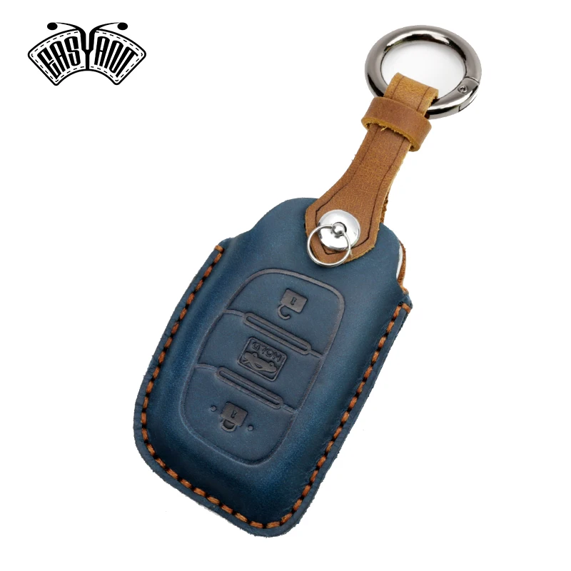 Handmade leather car key case special car key cover unisex protective cover