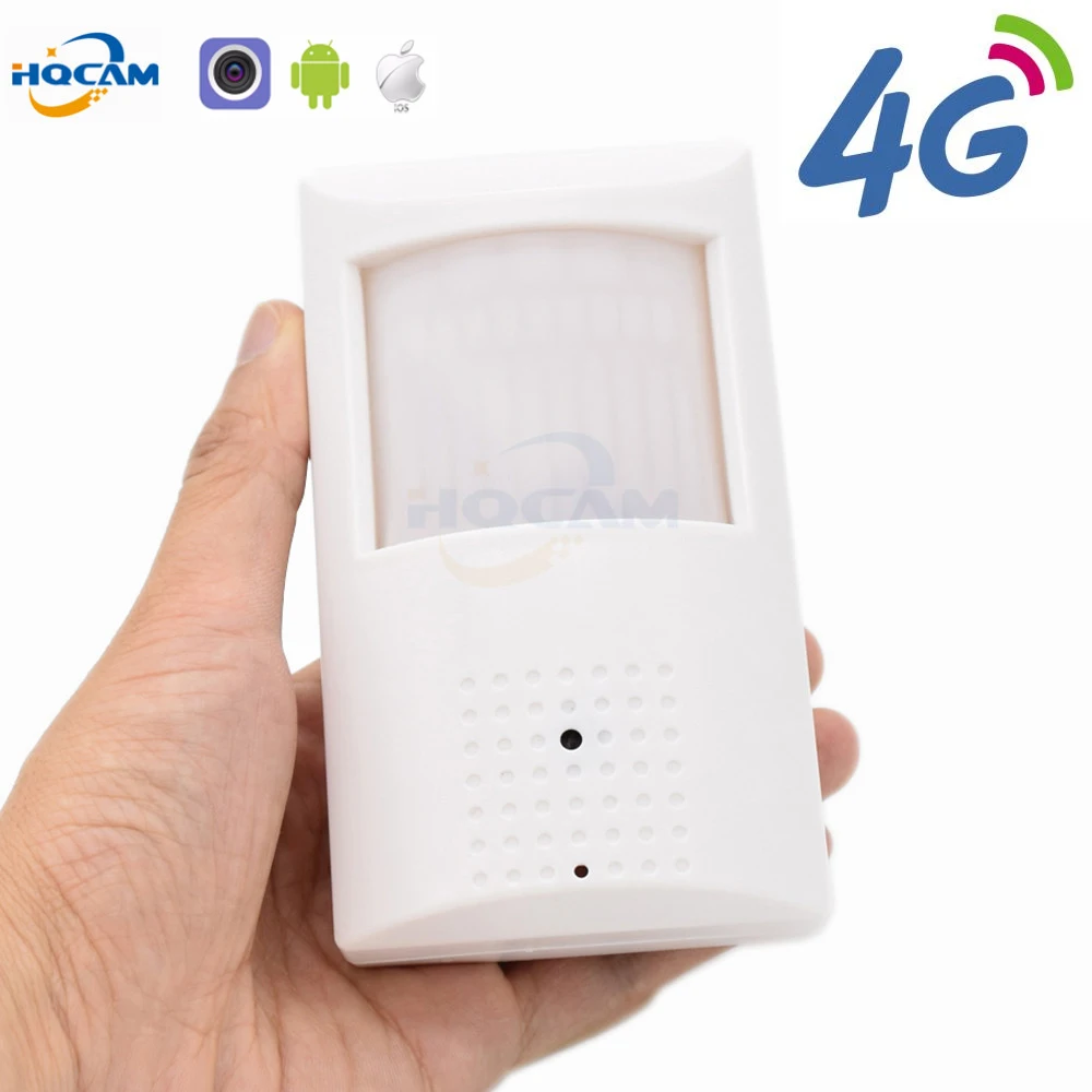 Câmera IP sem fio HQCAM, 4G Cartão SIM, 2MP, 3MP, 5MP, 2560x1920, IR-Cut Invisible IR LED, Áudio embutido, Slot para cartão Micro SD, 940nm