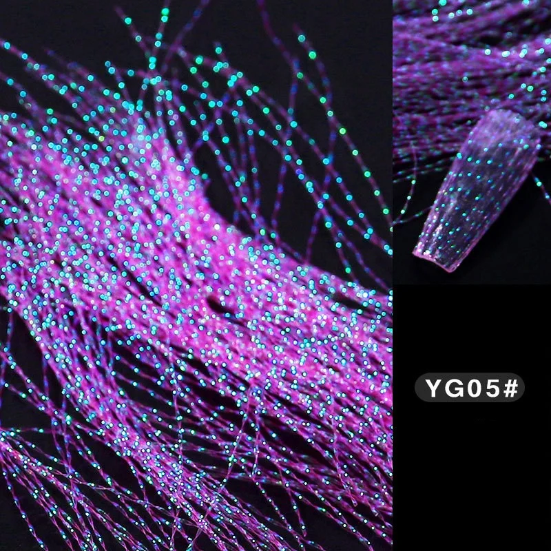 1 worek włókno fluorescencyjne na przedłużenie paznokci formy z włókna szklanego porady żel UV budowanie paznokcie w dłoniach przedłużyć akcesoria