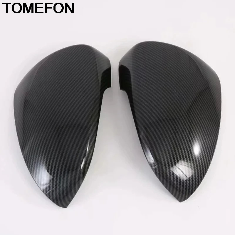 TOMEFON For Hyundai Tucson 2016 2017 2018 2019 2020 Car Side Door Wing Rear View Mirror Cap Cover Trim Exterior Accessories ABS