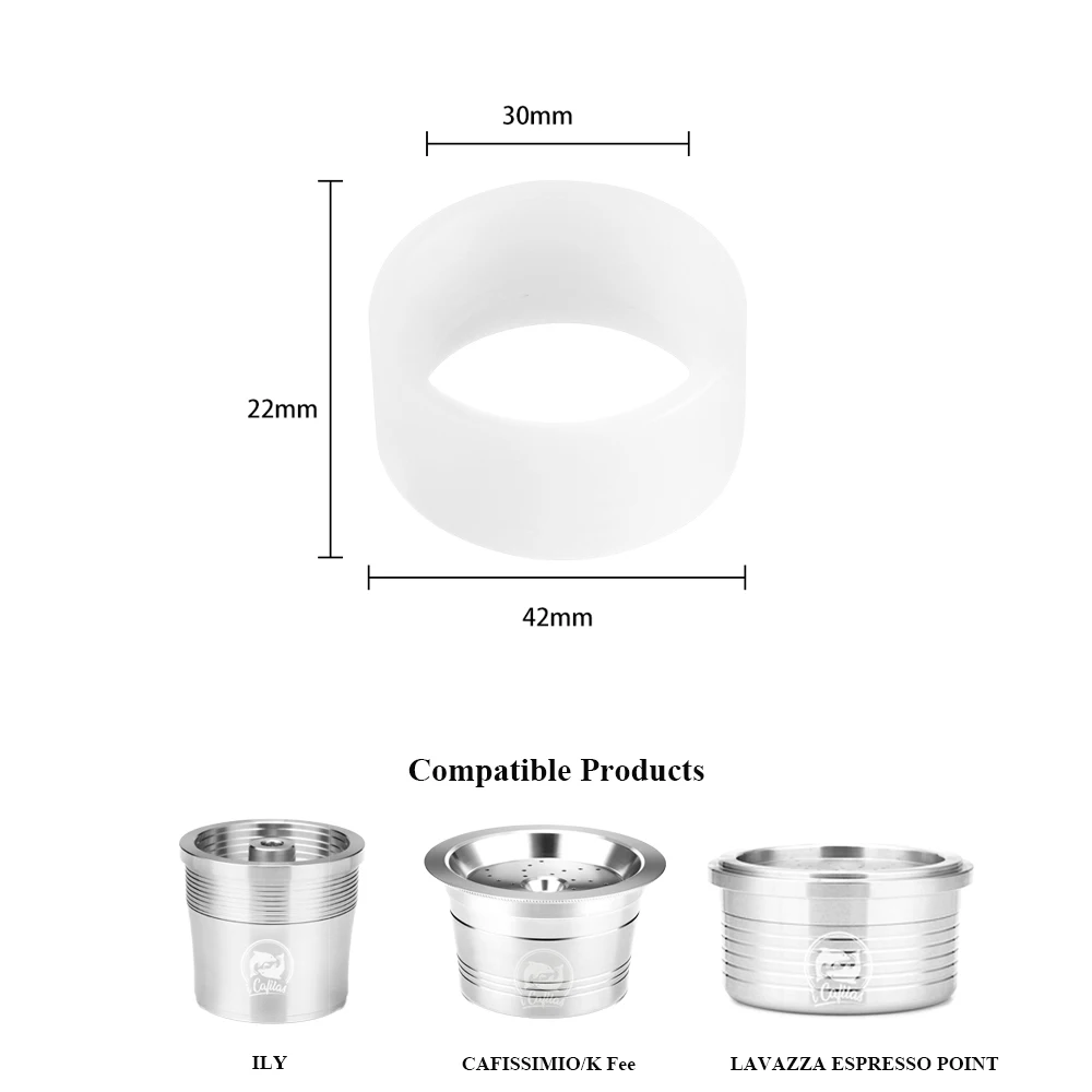 Coffee Tool For Nespresso/For Caffitaly/illy/Cafissimo/Lavazzaa Esspresso PointCoffee Capsule O-ring Powers Fillter Tool