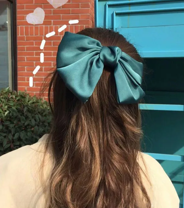 2020 Fashion Besar Busur Jepit Rambut Lucu Merah Jepit Rambut Pink Jepit Rambut Wanita BB Jepit Rambut Korea Versi Besar Busur Rambut Aksesoris