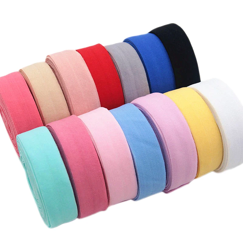 20mm Rubber Band Fold Over Elastic Band 2cm For Underwear Pants Bra Rubber Clothes Adjustable Soft Waistband Elastic 20mm 5m