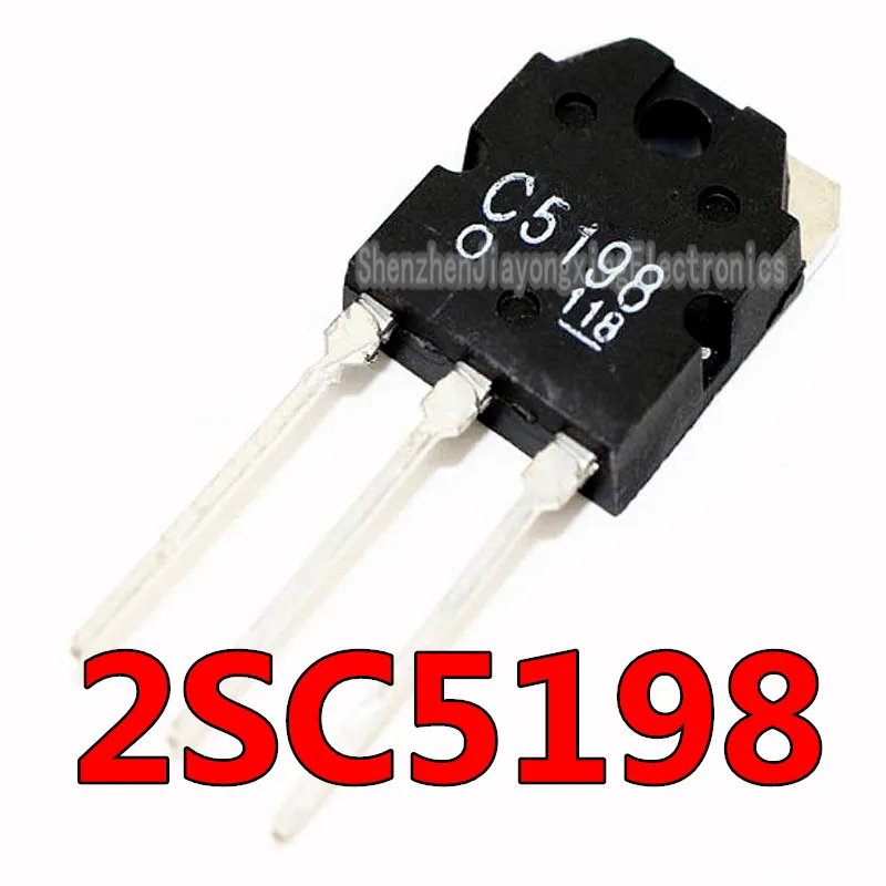 4PCS 2pairs 2SC5198 2SA1941 TO3P (2PCS A1941 + 2PCS C5198)  TO-3P Transistor original authentic