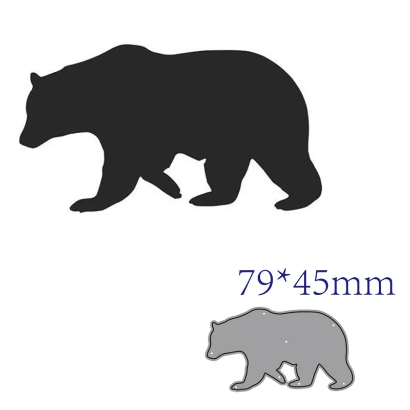metal cutting dies cut die mold Bear decoration Scrapbook paper craft knife mould blade punch stencils dies