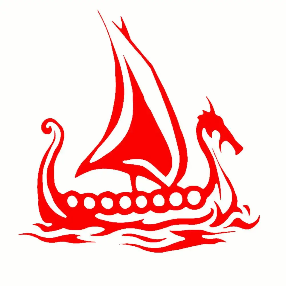 Viking Ship Stickers Car Body Window Truck Laptop Motorcycle Reflective Decals Sticker Decoration