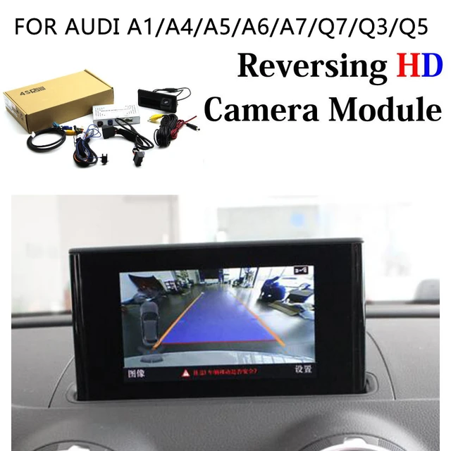 For Audi A1/A4/A5/A6/A7/Q3/Q5/Q7 Car Camera Interface Decoder Front Rear  View 360 DVR CAM OEM Screen Update System - AliExpress