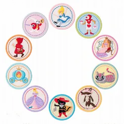 MAXSIN FUN 1 Pcs High Quality Embroidered Cute Cartoon Sticker Garment Accessories Clothes Patches Decorative Appliques DIY