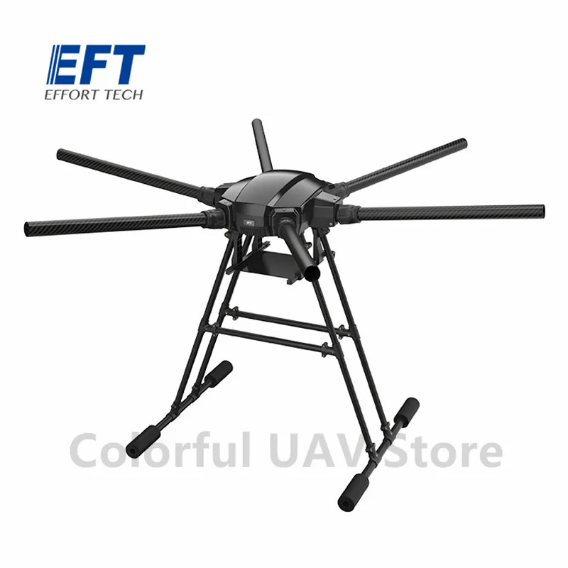 New EFT X6120 UAV frame for industrial applications, with a six-axis wheelbase of 1200 mm